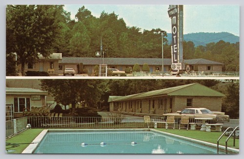 Postal de colección Blue Haven Motel Lake City Tennessee EE. UU. 441 e Interestatal 75
