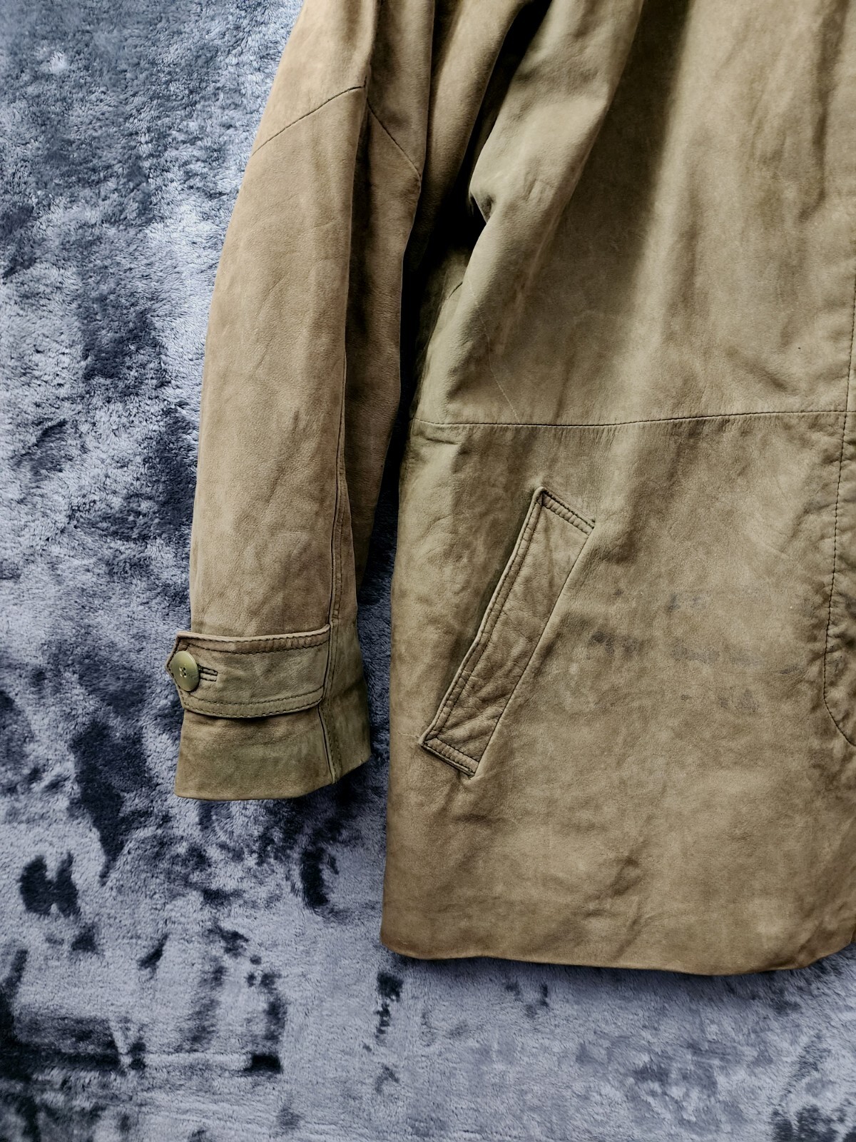 G3 Global Identity Western Style Leather Coat Olive G… Gem