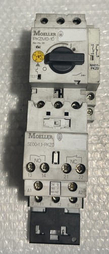 🔥Moeller PKZM0-10 Breaker + SE00-11-PKZ0, Used, Free Shipping🇺🇸 - 第 1/6 張圖片
