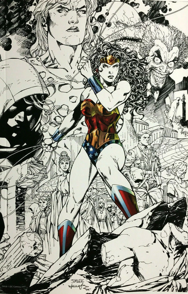 Wonder Woman #750 Jim Lee Torpedo Spot Color Variant F NM | eBay