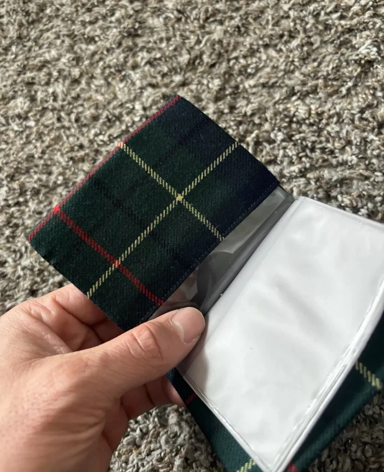 Pendleton Wool Wallet Bifold Card Wallet Tartan Plaid 4” X 3” - Image 4 of 4