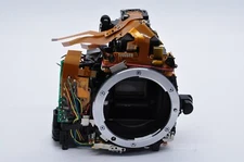 Nikon D90 Mirror Box Unit Repair Part complete with shutter, aperture, and prism