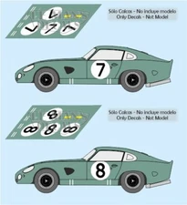 1963 Aston Martin DP214 Le Mans Decals 1:32 1:24 1:43 1:18 Slot McLaren Tracks
