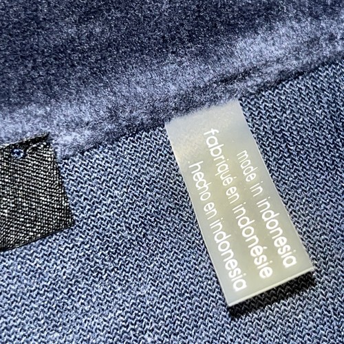 Karl Lagerfeld Fleece Poloshirt Herren klein marineblau Bowler-Stil Ausschnitt UVP $ 119 - Bild 6 von 14