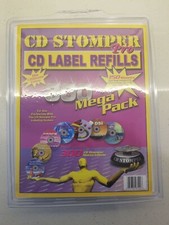 CD Stomper Pro CD Label Refills 150 Sheets 300 Labels SEALED BRAND NEW 