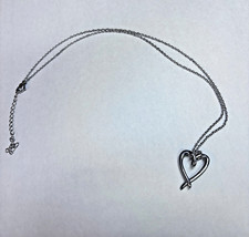 Fashion Jewelry Stainless Steel Heart Pendant/Necklace 20''