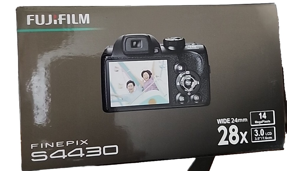 Black Fujifilm FinePix S4430 14.0 MP Digital Camera W/ 28x Black Fujifilm FinePix S4430 14.0 MP Digital Camera W/ 28x