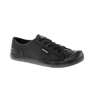 womens black trainer pumps