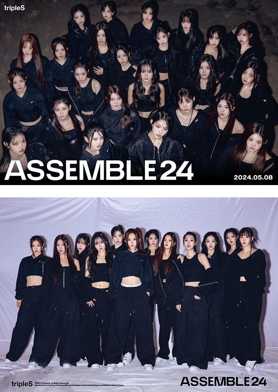TRIPLES [ASSEMBLE24] Album QR Ver. / QR Card+24 Photo Card+