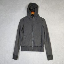 Lululemon Hoodie Women's S? (35" Chest) Charcoal Gray Full Zip Activewear Yoga