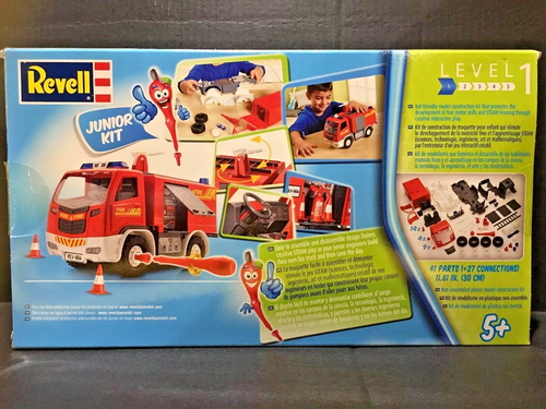 Revel Fire Truck Junior Kit Level 1 Ages 5+ New #45-1004 - Picture 2 of 2