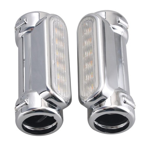 2pcs 1.25'' Highway Driving DRL Turn Signal Crash Bar LED Light For Harley Dyna - Picture 4 of 12