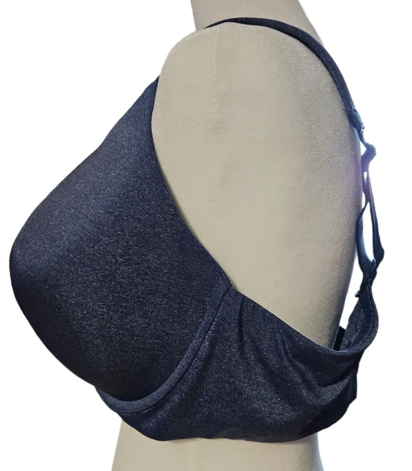 Sujetador Ambrielle 42DD con aros azul marino cobertura completa diario cierre trasero Foto 2 de 4