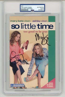 Mary Kate & Ashley Olsen ~ Signed Autographed Book Cover Twins
