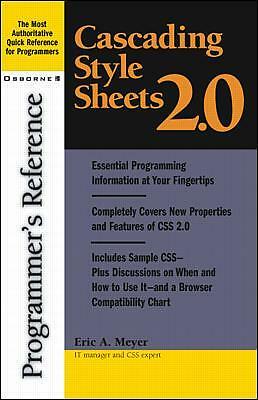Cascading Style Sheets 2.0 Programmer's Reference (PROGRAMMING & WEB DEV - OMG) 