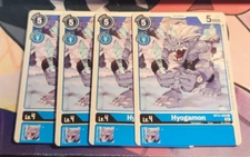x4 Playset Digimon Dimensional Phase HYOGAMON BT11-026 Blue Common