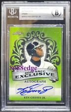 2019 LEAF NSCC EXCLUSIVE AUTO: KEN GRIFFEY Jr. #1/1 AUTOGRAPH HALL OF FAME BAS