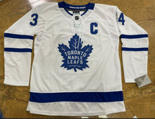 Auston Mathews 34 White Men's Toronto Maple Leafs ALL Stitched From S To 3XL
