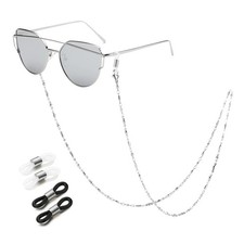 Eyeglass Chain Necklace Holder for Women - Stylish Beaded Sunglass Lanyard