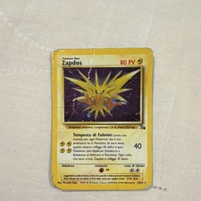 Pokémon Zapdos Base Set Italian 15/62 Holo Rare 80 HP Wizards 1999 TCG Card