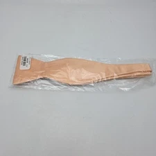 Jos A Bank Solid Peach Self-Tie Bow Tie – New With Tags