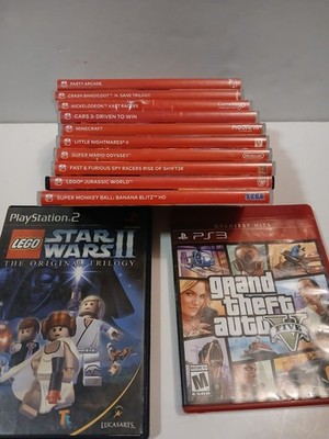 Cases Only Lot!!  10 Nintendo Switch Lego Star Wars Ps2 Gta5 Ps3