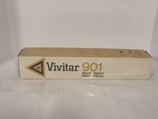 Vivitar 901 Tripod Aluminum Pan Tilt Head Adjustable Camera 44.5in W Box