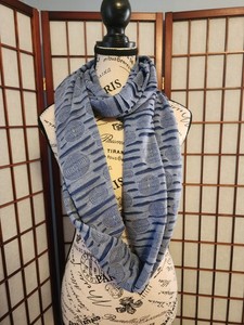 RED'S ATTIC blue scarf