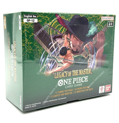 One Piece Card Game Legacy Of The Master Booster Display OP-12 Eng. OP12 TCG NEU