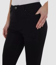Womens Per Una Jeans Roma High Waisted Skinny Embellished Stretch RRP £45