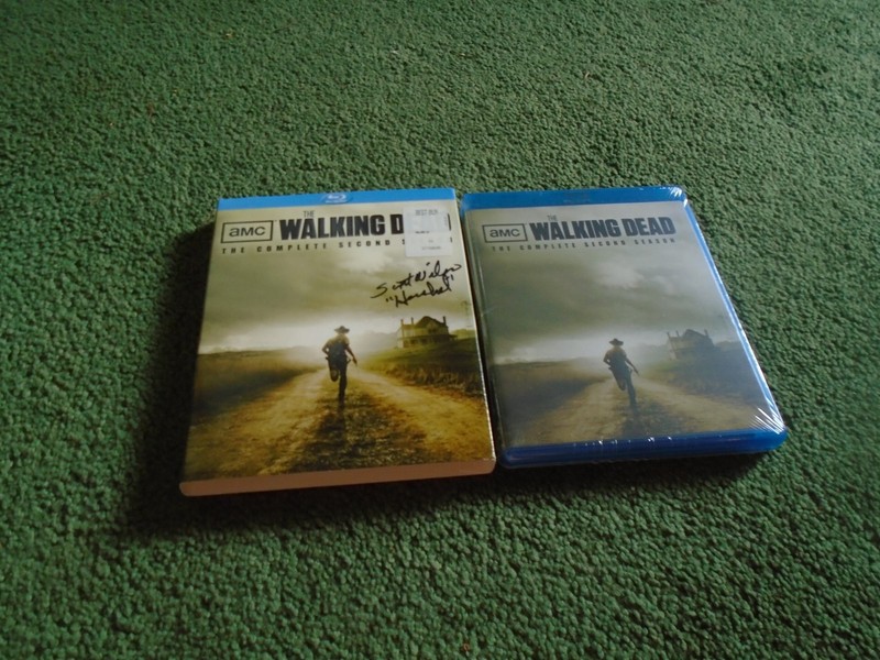 The Walking Dead Complete 2nd Season blu-ray signed Scott Wilson Hershel Greene