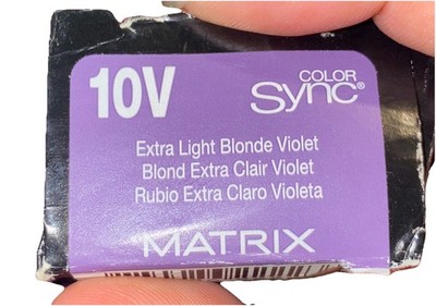 Matrix Color Sync 10V Extra Light Blonde Violet Demi-Permanent Hair Color 2 oz
