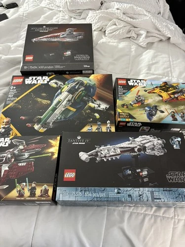 HUGE LEGO Star Wars Set Lot Of 5 ships