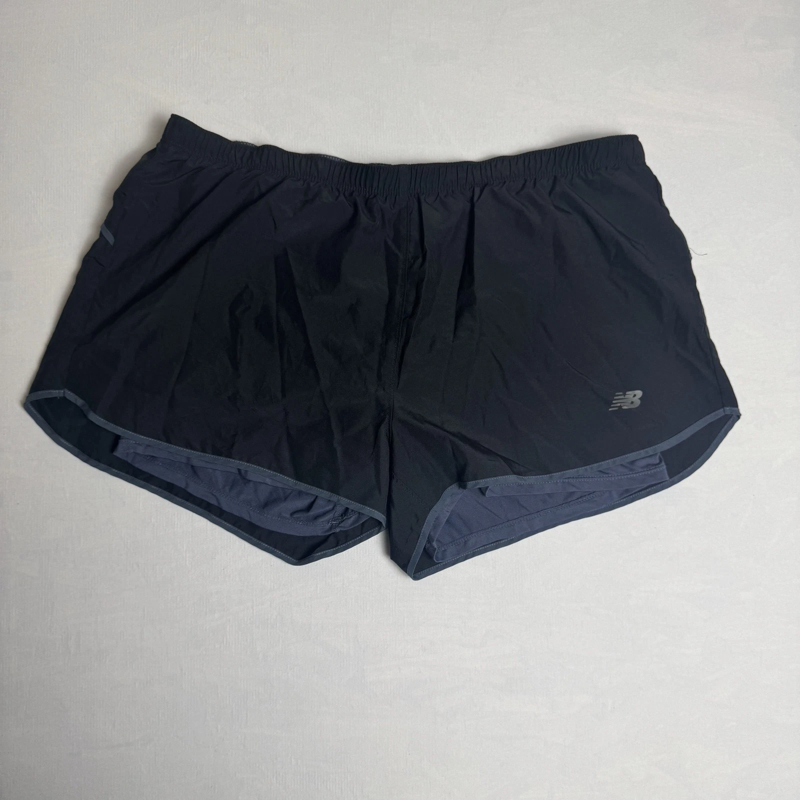 New Balance Women’s Running Shorts Black XL Athletic Training Gym Performance
