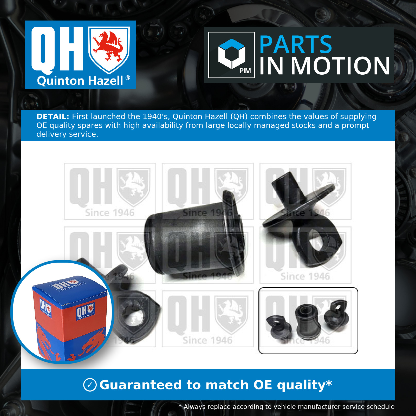 Wishbone / Control / Trailing Arm Bush fits VAUXHALL ASTRA K 1.2 Front Lower QH