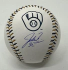 Jacob Misiorowski Autographed Team Laced ROMLB Baseball Brewers ! Fanatics