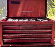 Steel Top Tool Chest Box Trolley Cabinet with Tools Workshop Storage Carrier