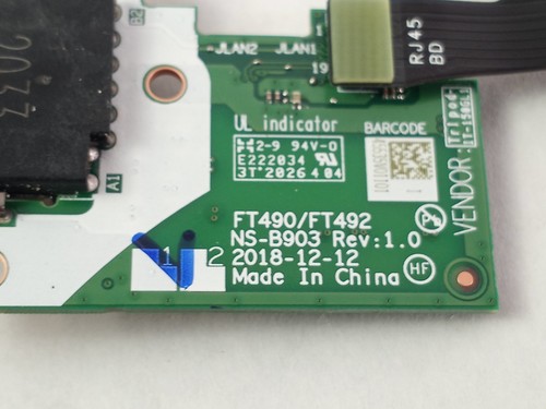 Lenovo ThinkPad P43s Laptop Ethernet Board w/Cable NS-B903 - Picture 6 of 6