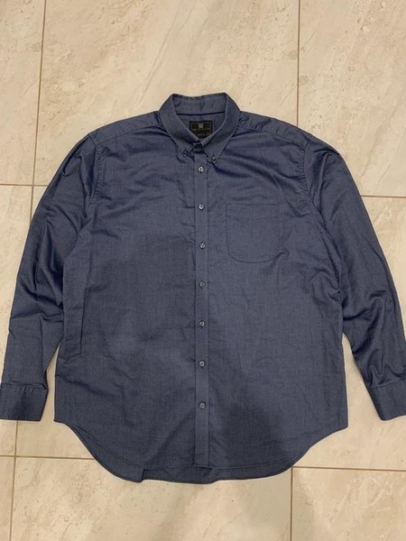 Men M&S Shirt Navy  XXL