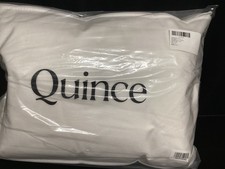 NEW Quince Luxe Goose Down  Standard Pillow Medium/Firm In Bag <div class=