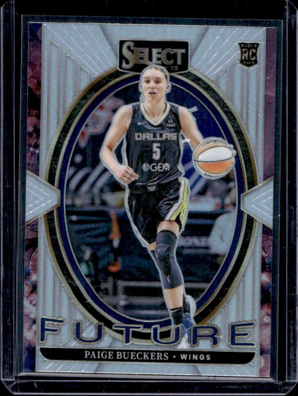 2025 Panini WNBA Select Paige Bueckers Future RC Silver Prizm Rookie #1 Wings