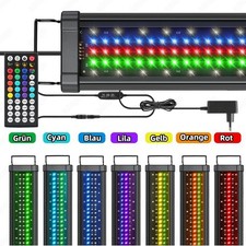 33-155 cm illuminazione acquario RGB LED 24/7 timer MODALITÀ TUTTO IL GIORNO lampada spettro completo