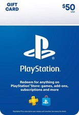 Playstation Store Gift Card physical Card  50