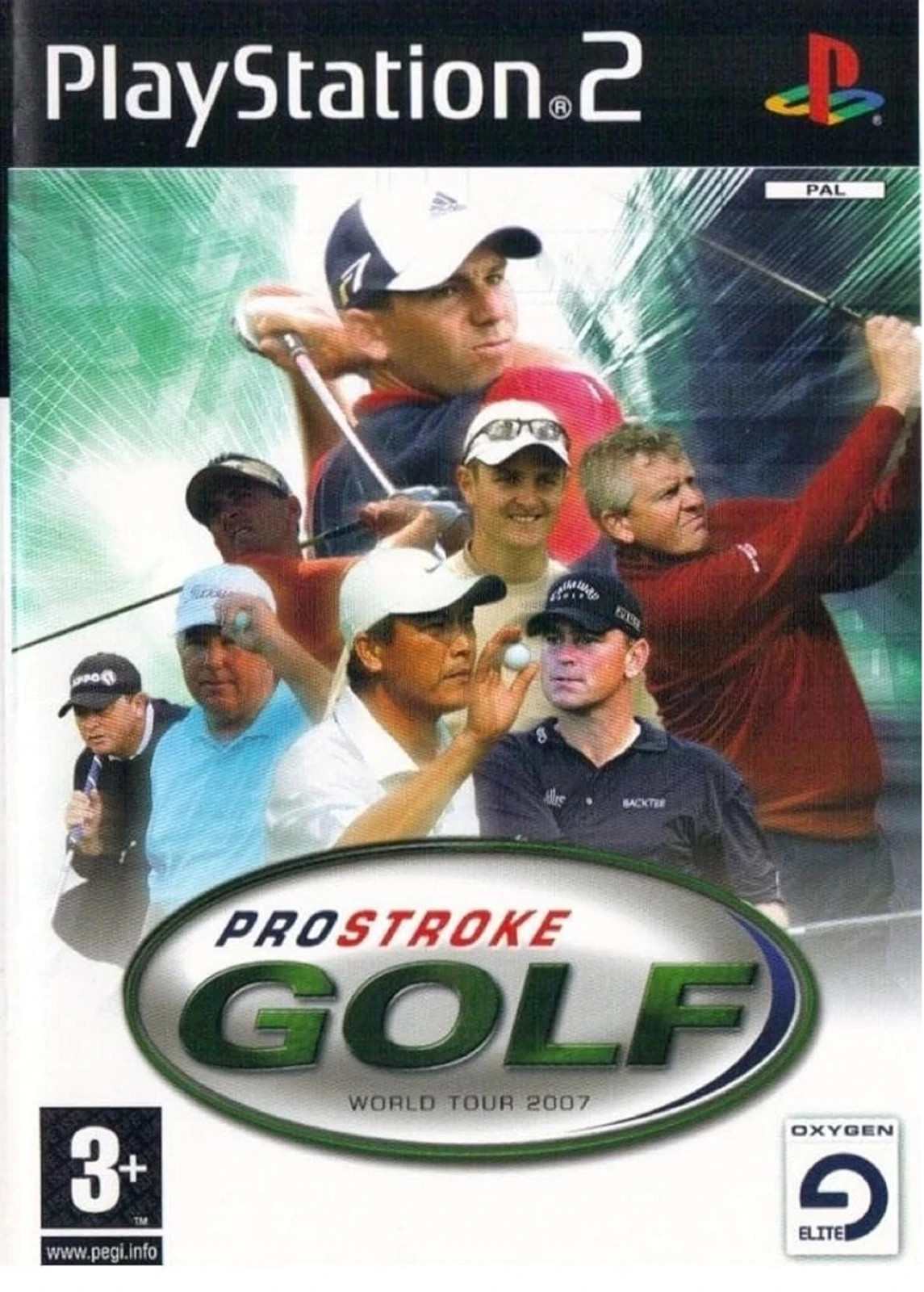 Pro Stroke Golf world Tour 2007 Sony Playstation 2 PS2 Video Game