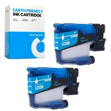 2-Pack OSI Compatible LC506C Ink Cartridges fits Brother MFC-J4355DW J4555DW