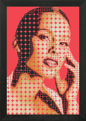Alicia Keys Gerahmtes Wandbild Poster Leinwanddruck Bild