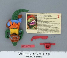 Leatherhead 100% Complete Teenage Mutant Ninja Turtle 1989 Vintage Playmates