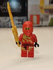 NEW Ninjago Kai DX with Golden Sword Custom Lego Minifigure 2507 Fire Temple