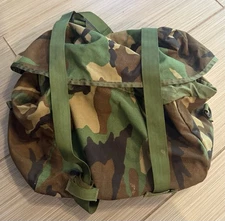 US ARMY WOODLAND CAMO MOLLE II SLEEP CARRIER SYSTEM BAG