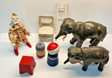 Vintage 1920s Schoenhut's Humpty Dumpty Circus Clown Elephants More
